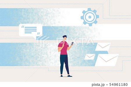 Advertising Flyer Receiving Correspondence Online. 54961180