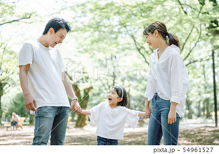 家族　ライフスタイル　公園 54961527