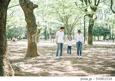 家族　ライフスタイル　公園 54961530