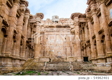 Roman city ruins of the ancient Baalbek in Lebanon Roman city ruins of the ancient Baalbek in Lebanon 54962401