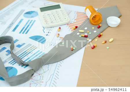 Health and work stress concept 54962411