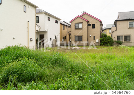 住宅街の空き地 住宅街の空き地 54964760
