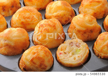たこ焼きの断面 たこ焼きの断面 54965530