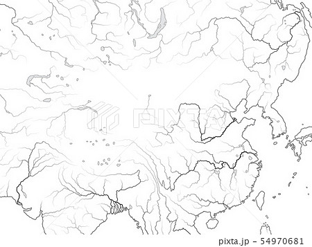 World Map of CHINA: Far East, China, Tibet, Mongol World Map of CHINA: Far East, China, Tibet, Mongol 54970681