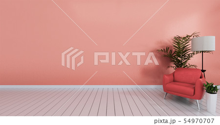 Modern living room interior with sofa 54970707
