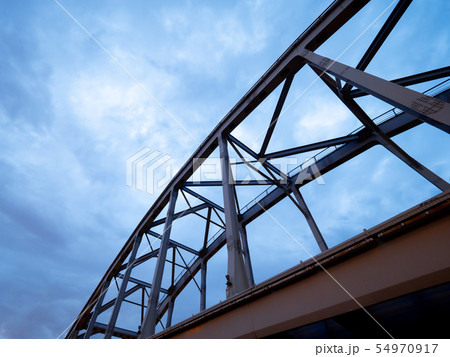 The "American" railway bridges. St. Petersburg, Russia The "American" railway bridges. St. Petersburg, Russia 54970917
