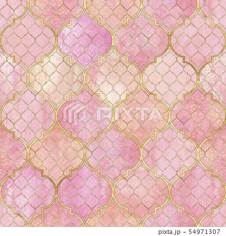 Watercolor abstract geometric seamless pattern. Watercolor abstract geometric seamless pattern. 54971307