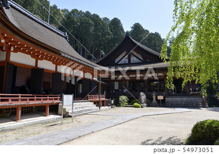 長命寺　三仏堂と本堂 54973051