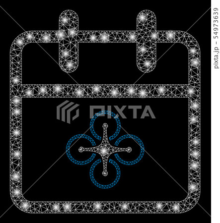 Bright Mesh Network Drone Day with Flare Spots Bright Mesh Network Drone Day with Flare Spots 54973639