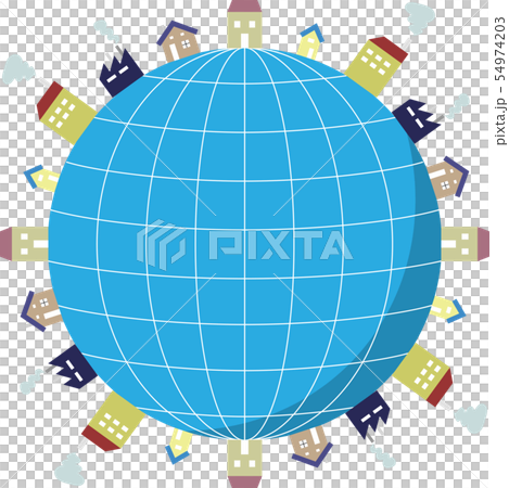 Illustration of the Earth / Plant lined up Illustration of the Earth / Plant lined up 54974203