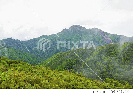 三伏山から塩見岳１ 54974216