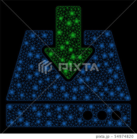 Bright Mesh 2D Download with Flare Spots Bright Mesh 2D Download with Flare Spots 54974820