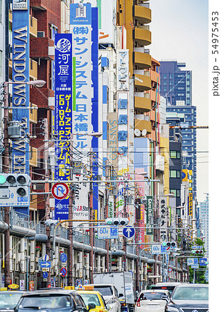 大阪　日本橋　都市風景　　 54975453
