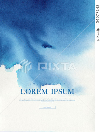 水滴 背景 ブルー 54977142