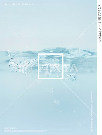 水 水滴 泡 54977417