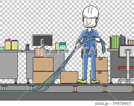 LAN電纜佈線工作 54978407