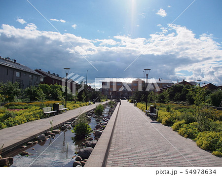 フィンランド、ポルヴォー旧市街、新興住宅地 54978634