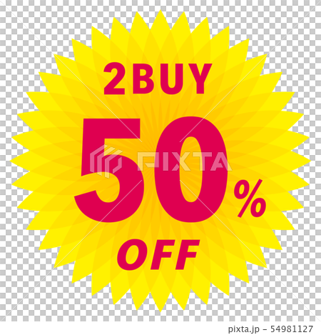 2BUY 50%OFF ラベル 54981127