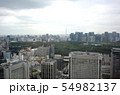 東京ガーデンテラスからの都心の眺め、皇居が一望できる 54982137