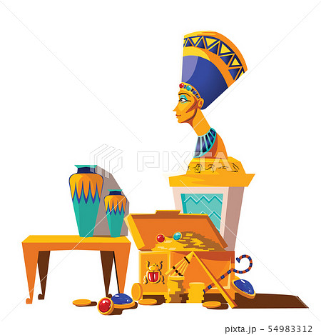 Ancient Egypt vector cartoon set 54983312