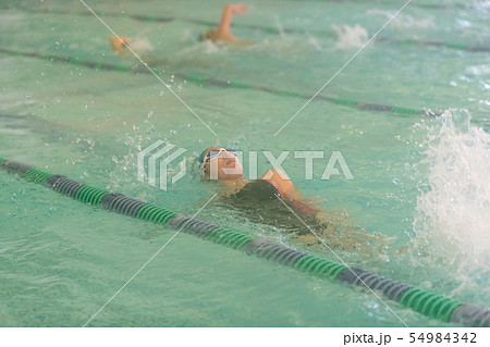 In the pool 54984342