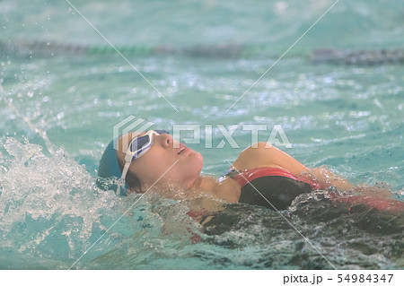 In the pool 54984347