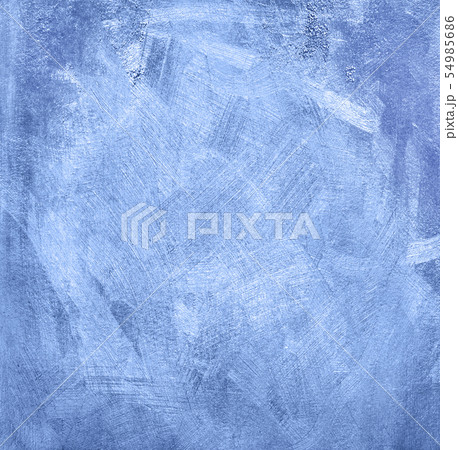 Empty retro blue stucco wall texture 54985686