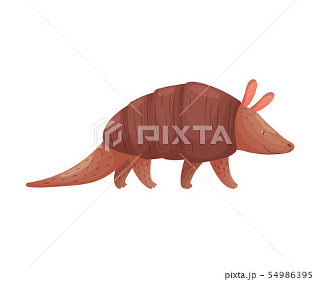 Brown battleship. Vector illustration on white background. Brown battleship. Vector illustration on white background. 54986395