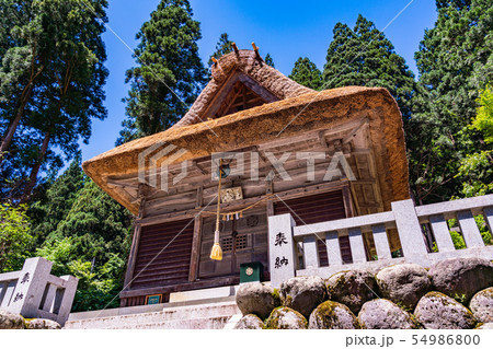 （富山県）南砺市上梨　白山宮　神殿 54986800