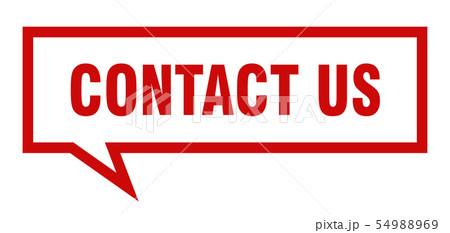 contact us sign. contact us square speech bubble. contact us sign. contact us square speech bubble. 54988969
