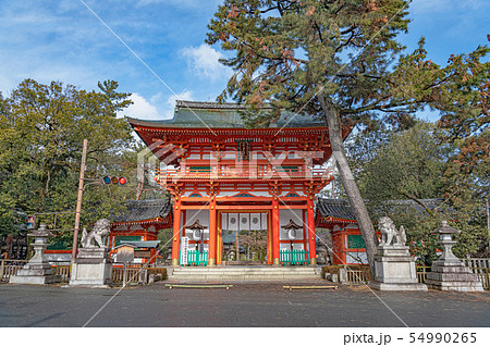 京都 今宮神社の冬景色 54990265