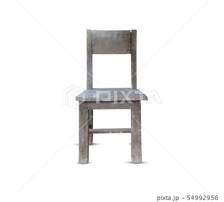 old wooden chair isolated on white background old wooden chair isolated on white background 54992956