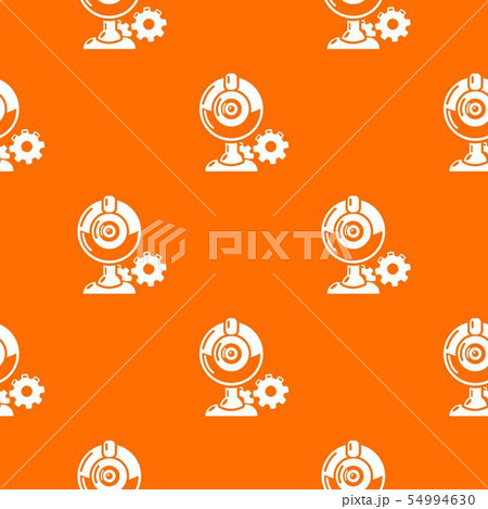 Fan repair pattern vector orange 54994630