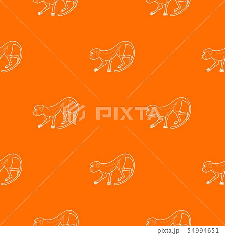 Going forward monkey pattern vector orange Going forward monkey pattern vector orange 54994651