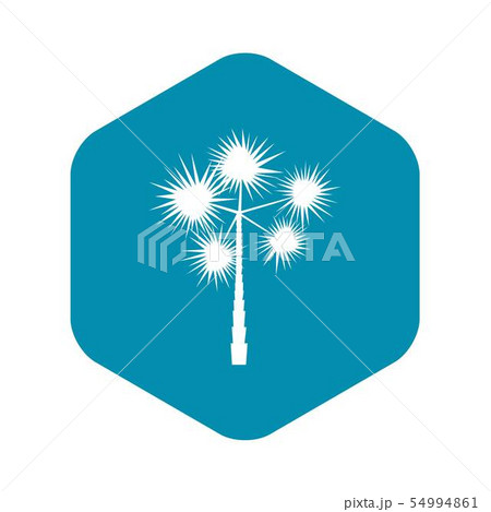 Palm chamaerops icon, simple style 54994861