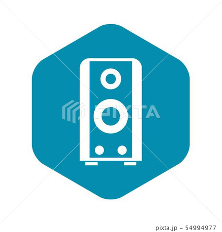 Black sound speaker icon, simple style 54994977