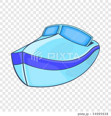 Powerboat icon in cartoon style 54995638