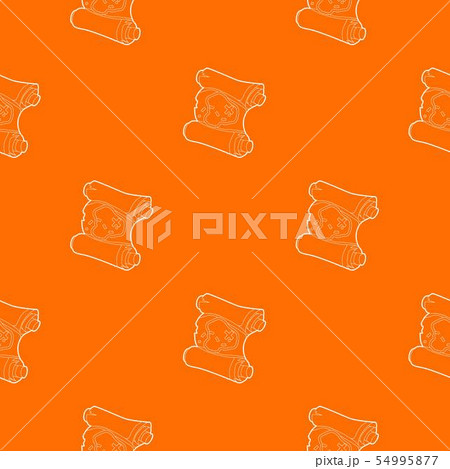 Map pattern vector orange 54995877