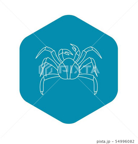 Crab sea animal icon, outline style 54996082