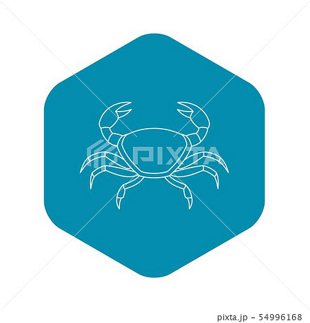 Crab icon, outline style Crab icon, outline style 54996168