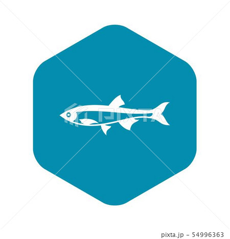 Herring fish icon, simple style Herring fish icon, simple style 54996363