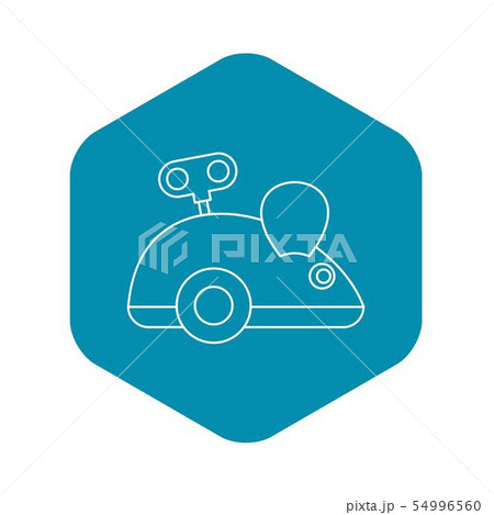 Clockwork mouse icon, outline style Clockwork mouse icon, outline style 54996560