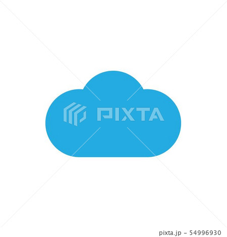 Cloud template vector 54996930