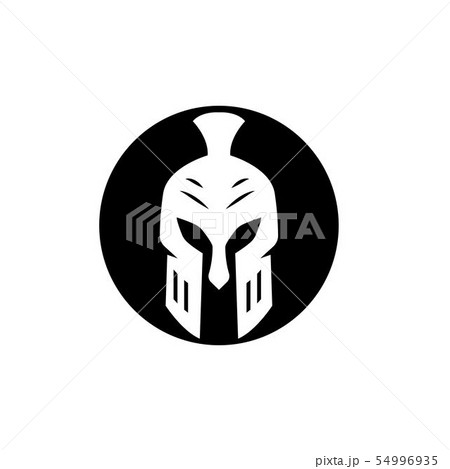 Spartan helmet logo template 54996935