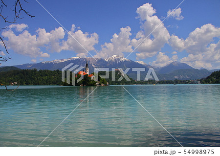 ブレッド湖の絶景|スロヴェニア ブレッド湖の絶景|スロヴェニア 54998975