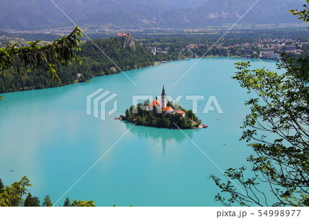 ブレッド湖の絶景｜スロヴェニア 54998977