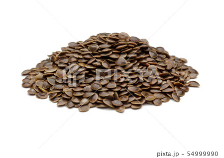Heap of nettle seeds isolated on white Heap of nettle seeds isolated on white 54999990