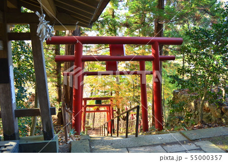 千歳山(山形市)の鳥居 千歳山(山形市)の鳥居 55000357