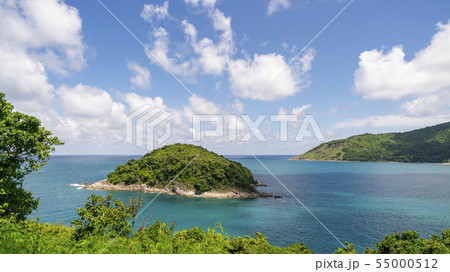Beautiful Small island in tropical andaman sea 55000512