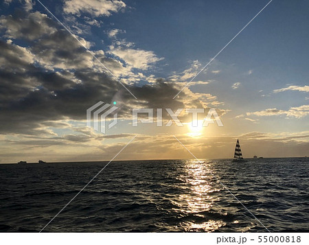 ハワイ夕焼け 55000818